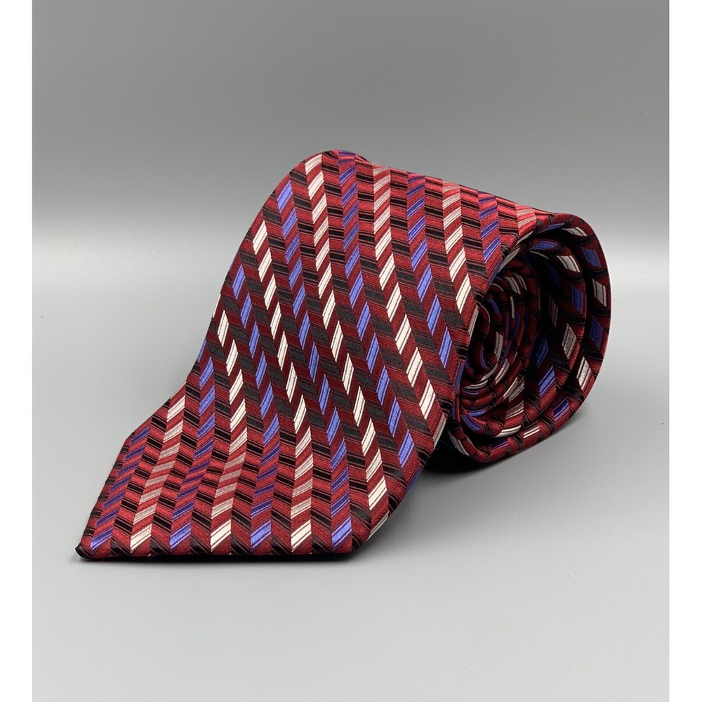 Umberto‎ Bossi Men's All Silk Multi-colored  Neck Tie